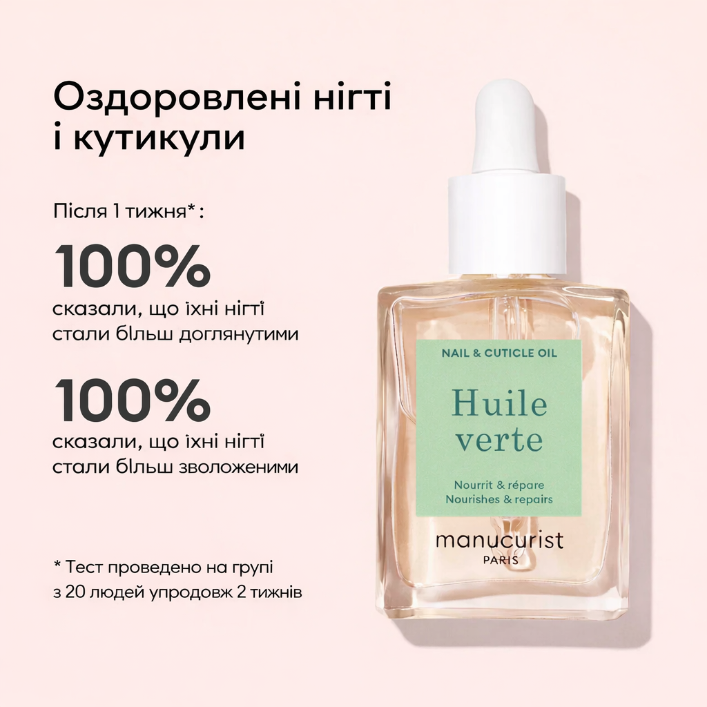 Набір для сяючих нігтів Manucurist Active Glow Raspberry 15мл + Green Oil 8мл + фірмова пилочка + лак + олійка - Зображення 2