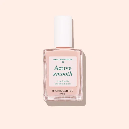 Лікувальний лак для нігтів Manucurist Active Smooth 00 напівпрозорий, нюдовий з ефектом CC-полірування